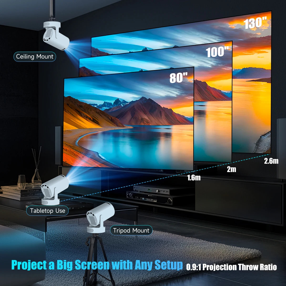 8K Outdoor Portable Video Projector - Image 4