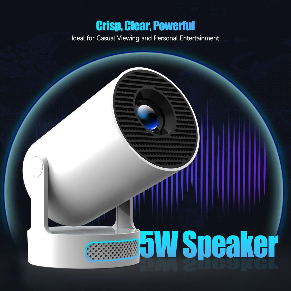 8K Outdoor Portable Video Projector